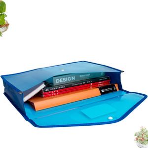 Good Quality A4 Snap Closure and Pocket <b>Folder</b> Waterproof Transparent Envelope Expanding <b>Plastic</b> File <b>Folders</b> - Product Image 3