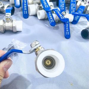 Válvula de Bola de Cobre de Doble Unión para Agua, Tuberías de PPR y Latón, Accionamiento Manual, Alta Calidad, Accesorios de Tubería de Agua de Latón, Válvula de Bola de Unión - Product Image 4