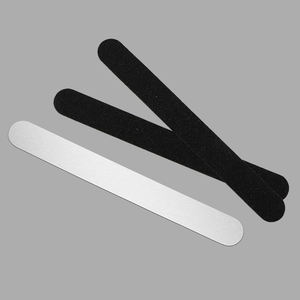 Kum levha değiştirilebilir yama tırnak sanat çıkarılabilir paslanmaz çelik levha tırnak törpüsü tekrar tekrar kullanılan zımpara şekillendirme Metal dosya - Product Image 3