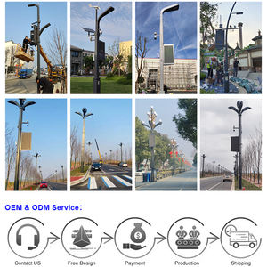 <span class=keywords><strong>Lampadaire</strong></span> intelligent extérieur étanche IP65 à <span class=keywords><strong>prix</strong></span> avantageux, personnalisable, avec service de recharge, en acier inoxydable, 100W LED - Product Image 6