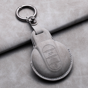 Funda de cuero de cobertura total para llave, en stock de fábrica, adecuada para <span class=keywords><strong>BMW</strong></span> Mini Cooper S/F54-F60/R55-R60, llavero de alta calidad - Product Image 6