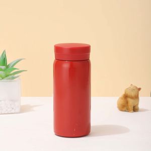 Gourde isotherme compacte légère de 125 g, 200 ml, qualité alimentaire, intérieur en acier inoxydable 304, mini bouteille de voyage pour café et thé - Product Image 2