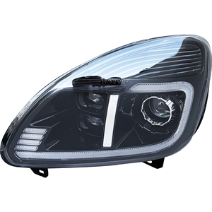 Lampu Depan LED Triple Lens 600% Lebih Terang Grosir Pabrik untuk GAZ GAZEL GAZELLE, Upgrade Dynamic DRL+Turn Signal - Product Image 2