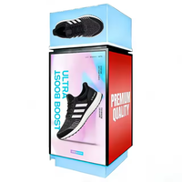 Affichage LED en colonne couleur pleine face à 4 côtés : Optimisez l'image de votre entreprise pour les expositions et l'utilisation commerciale avec 800-1500 nits et garantie d'un an