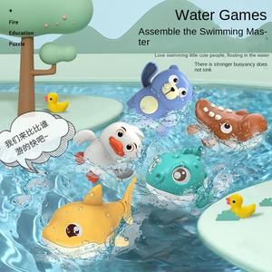 Juguete de Baño de Plástico ABS con Sonido al Apretar, Cadena de Agua en Espiral con Patito, Oso y Tortuga, para Niños de 5 a 7 Años, Celebrado en Internet por Zhiqu - Product Image 4