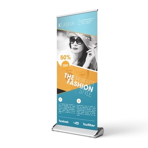 Roller Display Banner Stand Promosi Banner Roll up Banner Stand Baner - Product Image 6
