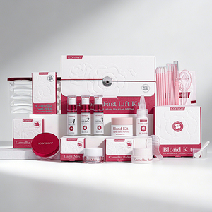 ICONSIGN Camellia Kit <span class=keywords><strong>de</strong></span> Lifting <span class=keywords><strong>de</strong></span> <span class=keywords><strong>Pestañas</strong></span> Rápido en 5 Minutos, Kit <span class=keywords><strong>de</strong></span> Permanente para Cejas y <span class=keywords><strong>Pestañas</strong></span> con Kit Blond, Bálsamo Lami Mix Power para Uso en Salón y en Casa - Product Image 1
