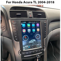 Lecteur DVD de voiture multimédia 6+128 avec GPS, navigation stéréo, Bluetooth, Wifi, 4G, Carplay pour Acura TL 2006-2018