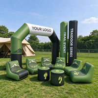 Arche gonflable personnalisée pour événements, imprimée en couleur, pour festivals, bourses, expositions, journées sportives scolaires et autres activités