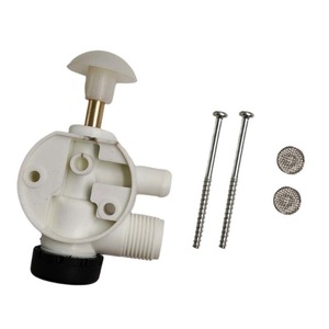 DometicSealand Water Valve WVK02-WH Plastic RV Toilet Repair Kit With Screws And <b>Washers</b> - Product Image 3