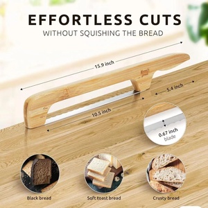 Kits de inicio de masa fermentada de cocina personalizados con cuchillo de lazo de pan para hornear Cadena de lluvia - Product Image 4