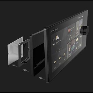 KLASS <span class=keywords><strong>Google</strong></span> Alexa Voice 6 pulgadas Tuya Control <span class=keywords><strong>Central</strong></span> música <span class=keywords><strong>de</strong></span> fondo inteligente nuevo Smart Home Glass Free Zigbee personalizable - Product Image 6