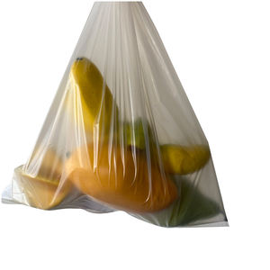 Custom Print Reusable Compostable Tshirt Style <b>Bags</b> Biodegradable Packaging with PBAT & PE Plastic Sostenible - Product Image 1