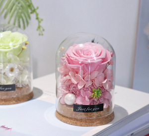 Cúpula de Cristal de Alta Gama con Rosas Preservadas, La Bella y la <span class=keywords><strong>Bestia</strong></span>, Flor Eterna Perfecto para el Dí<span class=keywords><strong>a</strong></span> de San Valentín, Dí<span class=keywords><strong>a</strong></span> de la Madre - Product Image 4