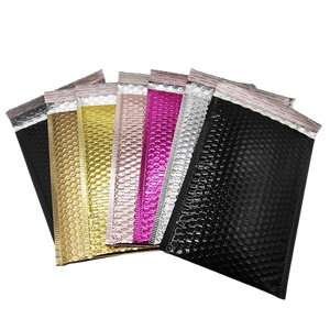 Sobre de Burbujas Morado Premium con Lámina Dorada y Acabado Mate de Lujo para Envolver Regalos de Boutique - Product Image 6