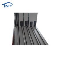 Porte coulissante en aluminium et verre moderne de conception nouvelle avec surface finie, taille personnalisée et isolation thermique