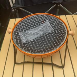 304 Stainless Steel Welded Grilling <b>BBQ</b> <b>Grill</b> Wire Mesh <b>Grill</b> Net Basket with Removable Handle - Product Image 1