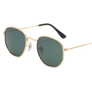 Gafas de Sol Ovaladas Pequeñas para Mujer, Diseño Italiano, Metal de Alta Calidad, Hechas en China, Polarizadas - Product Image 1