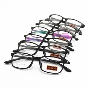 Montatura per occhiali da vista TR90 retrò all'ingrosso occhiali TR90 puro nero per occhiali