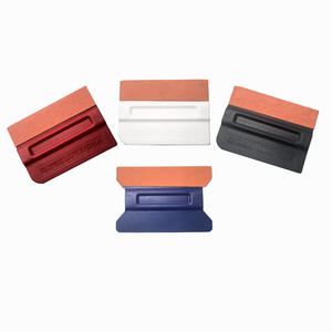 Gratte-culotte en vinyle pour voitures, 4 pièces, installation, en Fiber de carbone, outil d'emballage, feuille d'aluminium, gratte-vitre, outil de nettoyage de voiture domestique - Product Image 5