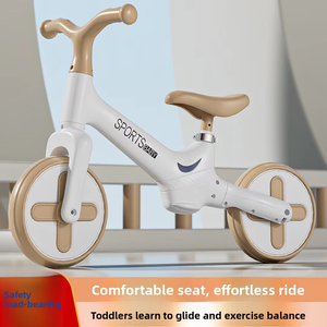 Vélo d'équilibre sans pédales pour enfants, fourni directement par l'usine, avec siège en mousse souple amélioré, trotteur pour tout-petits de 2 à 6 ans - Product Image 6