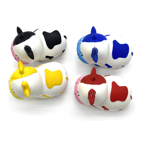 Custom Colors PU Foam Toys Cute Animals Cow Promotional Toys Children Squeeze Aniti-stress Anxious Relief Toys - Product Image 5
