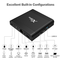 X96AIR Nouveauté Amlogic S905X3 8K BT4.0 Boîtier TV Vente Chaude X96Air Décodeur X96 Air X3 Prise en Charge de la Télécommande Vocale