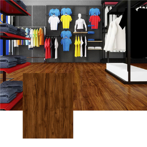 Sonsill 2mm LVT Flooring Luxury <strong>Vinyl</strong> Tile Waterproof <strong>Floor</strong> <strong>Sticker</strong> B1 Grade Fire Retardant for School Hospital Project - Product Image 3