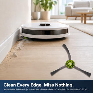 Cepillo lateral para robot aspirador ECOVAC <span class=keywords><strong>DEEBOT</strong></span> <span class=keywords><strong>OZMO</strong></span> <span class=keywords><strong>T9</strong></span> T9AIVI /T8 MAX T8 POWER T8 <span class=keywords><strong>AIVI</strong></span> /N8 PRO /T5/N5, accesorios - Product Image 4
