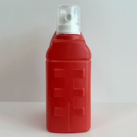 2.5L Vide Lessive Liquide HDPE Bouteille Lessive Liquide Emballage-Étiquette Personnalisée