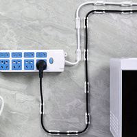 Dongji – Nouveaux clips de câble auto-adhésifs en PA66, support de câbles sans perçage, organisateur de gestion de câbles pour la maison, le bureau et les murs