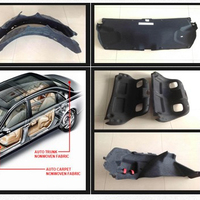 Tissu non tissé en feutre thermoplastique pour substrat de tapis de coffre de voiture |   Matière première personnalisée, épaisseur GSM |   IATF16949