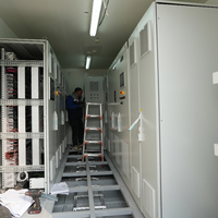 Armoire de commande électrique LV personnalisée, panneau de commande IP54 RAL7035 certifié CCC, coffret de distribution industriel extérieur