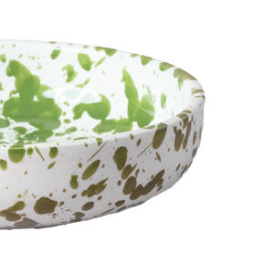 Tierra Cocida fait à la main espagne plaque en céramique émaillée brillante bol à vaisselle peint à la main presse-ail pour broyer les épices passe au lave-vaisselle - Product Image 5