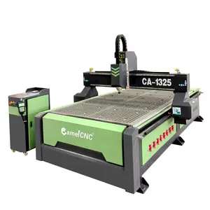 Máquina roteadora CNC para carpintaria, mesa de vácuo com eixo refrigerado a ar de 6kw 1300x2500mm, oferta promocional CA-1325