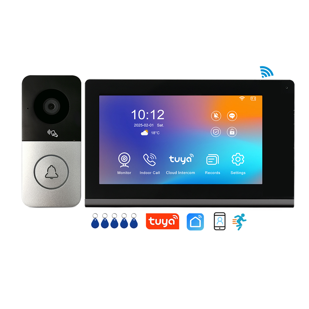 1 Doorbell + 1 Monitor