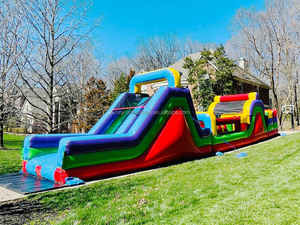 Corsa ad ostacoli gonfiabile di grado commerciale per adulti, - Product Image 2