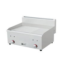 Plancha à gaz - Plancha plate antiadhésive de grande taille pour comptoir, plaque de cuisson plate pour barbecue, acier inoxydable pour usage commercial