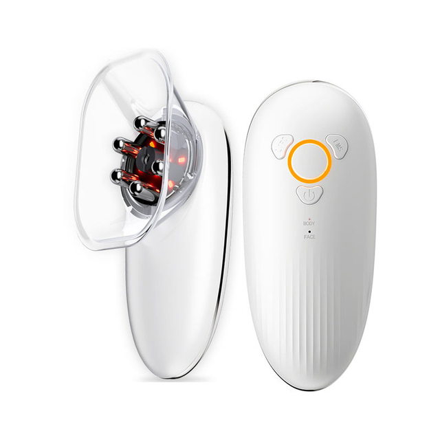 Handheld Anti-Cellulite Body Shaping Massager Face Skin Tightening Device Microcurrent Thermal Heating Gua Sha for Belly Leg