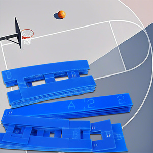 Kit di marcatura impermeabile materiale plastico riutilizzabile campo da basket Stencil Kit per calcestruzzo - Product Image 4