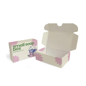 กล่องสบู่ย่อยสลายได้พร้อมฝาปิดแบบพับได้ ผิวสัมผัสคราฟท์ธรรมชาติ และพิมพ์แบรนด์ตามสั่ง สำหรับผลิตภัณฑ์ดูแลผิวออร์แกนิก - Product Image 1