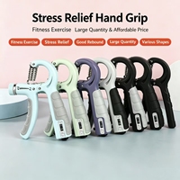 Renforceur de force de préhension des doigts pour adultes, en acier inoxydable PP, réglable, durable, avec compteur mécanique, pour l'entraînement de la force des mains, portable
