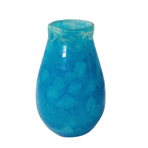 Decorazioni per la casa e il giardino a forma di brocca blu cielo marbleizzato di alta qualità centrotavola decorativa fatta a mano da tavolo <span class=keywords><strong>vaso</strong></span> di fiori in vetro - Product Image 1