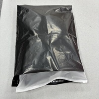 Enveloppes en polyéthylène noir mat personnalisées de qualité supérieure pour les marques de vêtements, emballage d'expédition écologique, sac en polyéthylène avec logo personnalisé