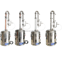 Unité de distillation, distillateur d'huiles essentielles, extracteur botanique, machine d'extraction d'huile de citronnelle et d'eucalyptus