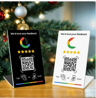 Étiquette de menu miniature personnalisée 13,56 MHz résistante à l'eau, support de carte PVC avec code-barres, carte de table RFID NFC, cartes de visite, cartes-cadeaux