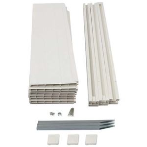 سياج بلاستيكي أبيض عالي الجودة من البي في سي وأعمدة بالجملة، ألواح سياج فينيل للخصوصية بطول 6 أقدام، سياج خارجي للحدائق - Product Image 2