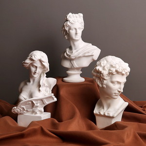 Esculturas Artísticas de Resina de Estilo Nórdico, Figuras Griegas Famosas, Busto Romano, <span class=keywords><strong>Estatua</strong></span> de <span class=keywords><strong>David</strong></span>, Venus, para Decoración de Escritorio, Estudio y Hogar - Product Image 1