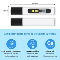 Medidor Digital de TDS Veinasa, Precio de Fábrica, Tipo Pluma, Portátil, para Calidad del Agua Potable, Acuarios, Hidroponía, pH 5.0-9.0
