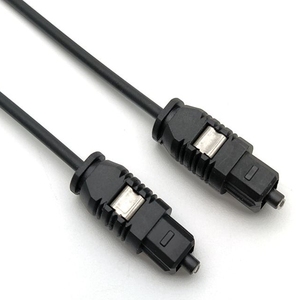 Macho a macho <span class=keywords><strong>TOSLINK</strong></span> <span class=keywords><strong>Cable</strong></span> de audio de fibra óptica Enchufe de plástico con chaqueta de PVC - Product Image 1